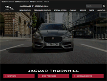 Tablet Screenshot of jaguarthornhill.ca